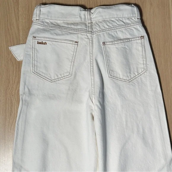 *NWT Ba&sh deugene PANTS in off white